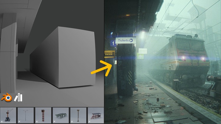 Blender Beginner Workflow For Cinematic Art 2 tutorials By Sime Bugarija
