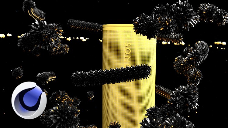 Cinema 4D Model Texture and Animate Motion to Sound By Nicco Nermin Kuc 1