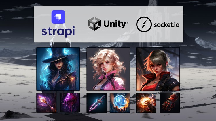 Create an Online Game with Unity NodeJS Strapi TypeScript By David Movsisian