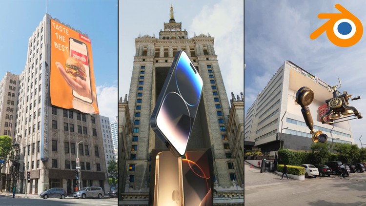 Create Pro Level CGI VFX Ads in Blender Beginner to Pro By My 3D Class