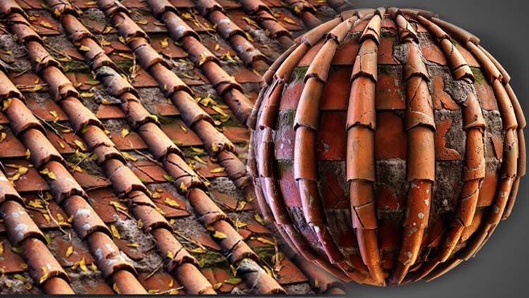 Creating Broken Roof Tiles in Substance Designer By 3DRedBox Studio