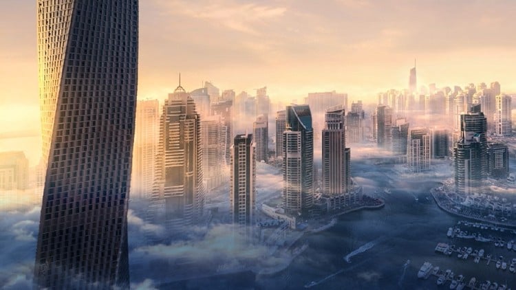 Creating Golden Hour Atmosphere to Cityscape in Photoshop By Rafael Falconi
