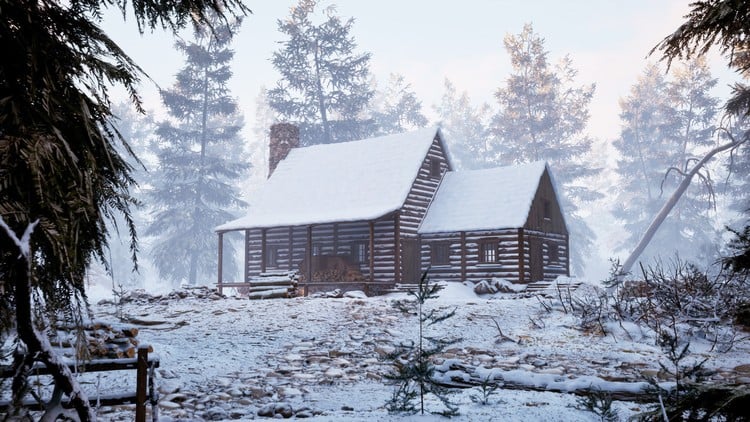 Creating snow environments for Blender Unreal By Rob Tuytel