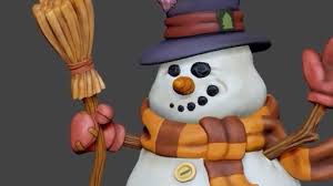 LinkedIn ZBrush Sculpting Project The Wintery Snowman