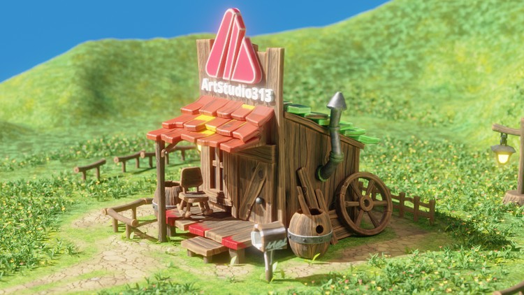 Modeling to Rendering Micro Scene Complete Blender Course By Art Studio313