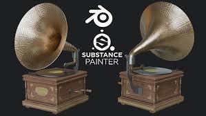 Udemy Creating a Gramophone in Blender and Substance Painter
