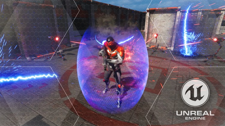 UE5 Sci Fi VFX Series Part 3 Energy Shield Grenade VFX By Jesse Henning