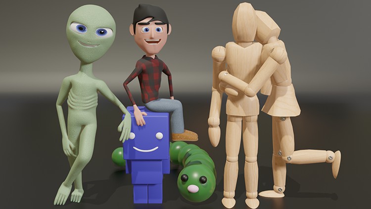 Ultimate Blender 3D Character Creation Animation Course By Alex Cordebard