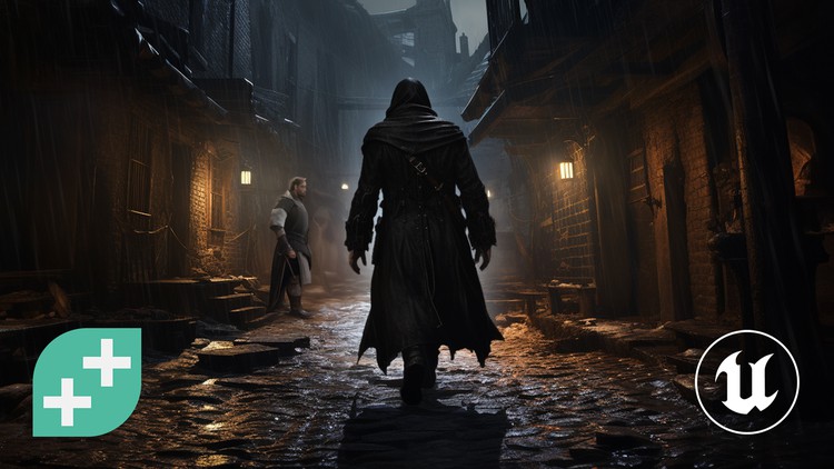 Unreal 5 Stealth Combat Make Stealth Games in UE5 Blueprint By GameDevtv Team Gorka Aranzabal