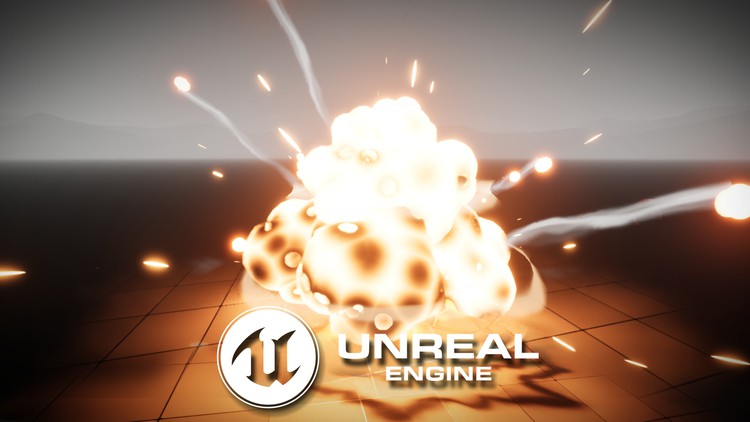 Unreal Engine 5 VFX for Games Stylized Explosion By Gabriel Aguiar