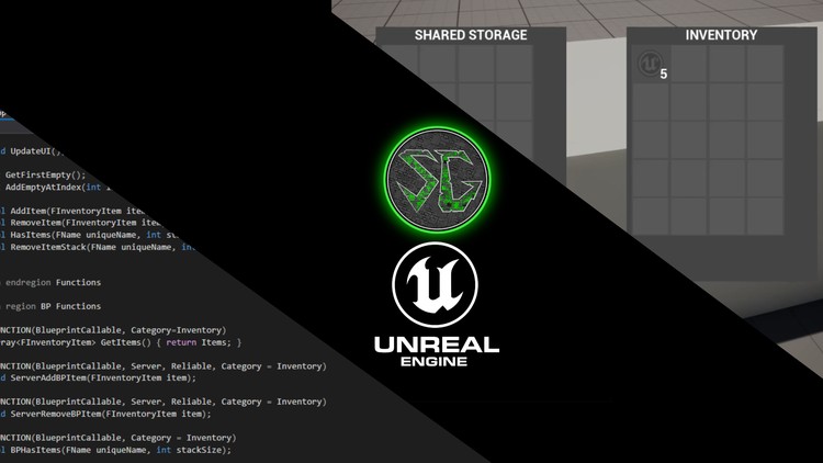 Unreal Engine Multiplayer C Inventory Crafting Building By Saragan Development