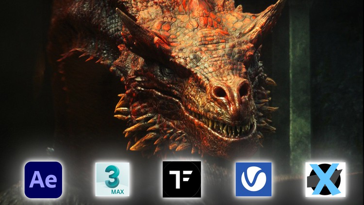 VFX Masterclass 2024 AE 3Ds Max PFtrack Tyflow Vray By Zeon Horizon